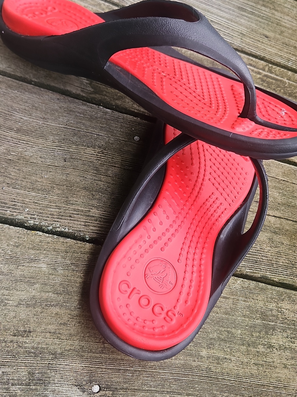 EUC Crocs Swiftwater flip flops - Picture 4 of 4